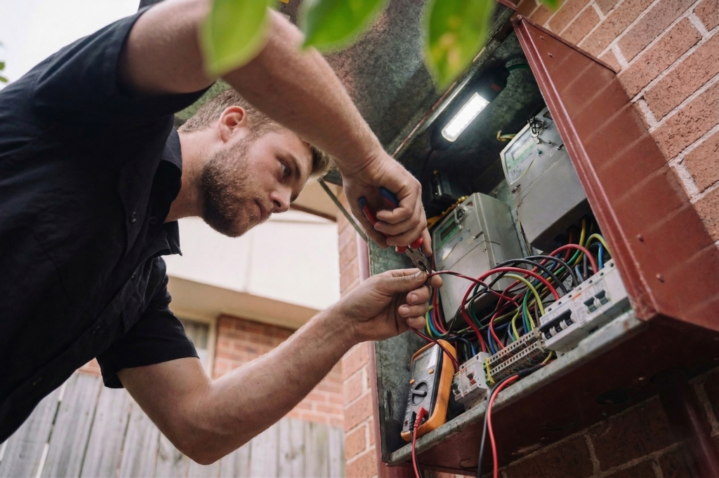 Forest Lodge electrician performing electrical work